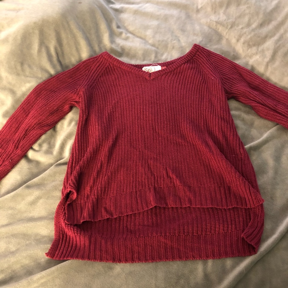 Red sweater